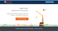 Desktop Screenshot of etari.com